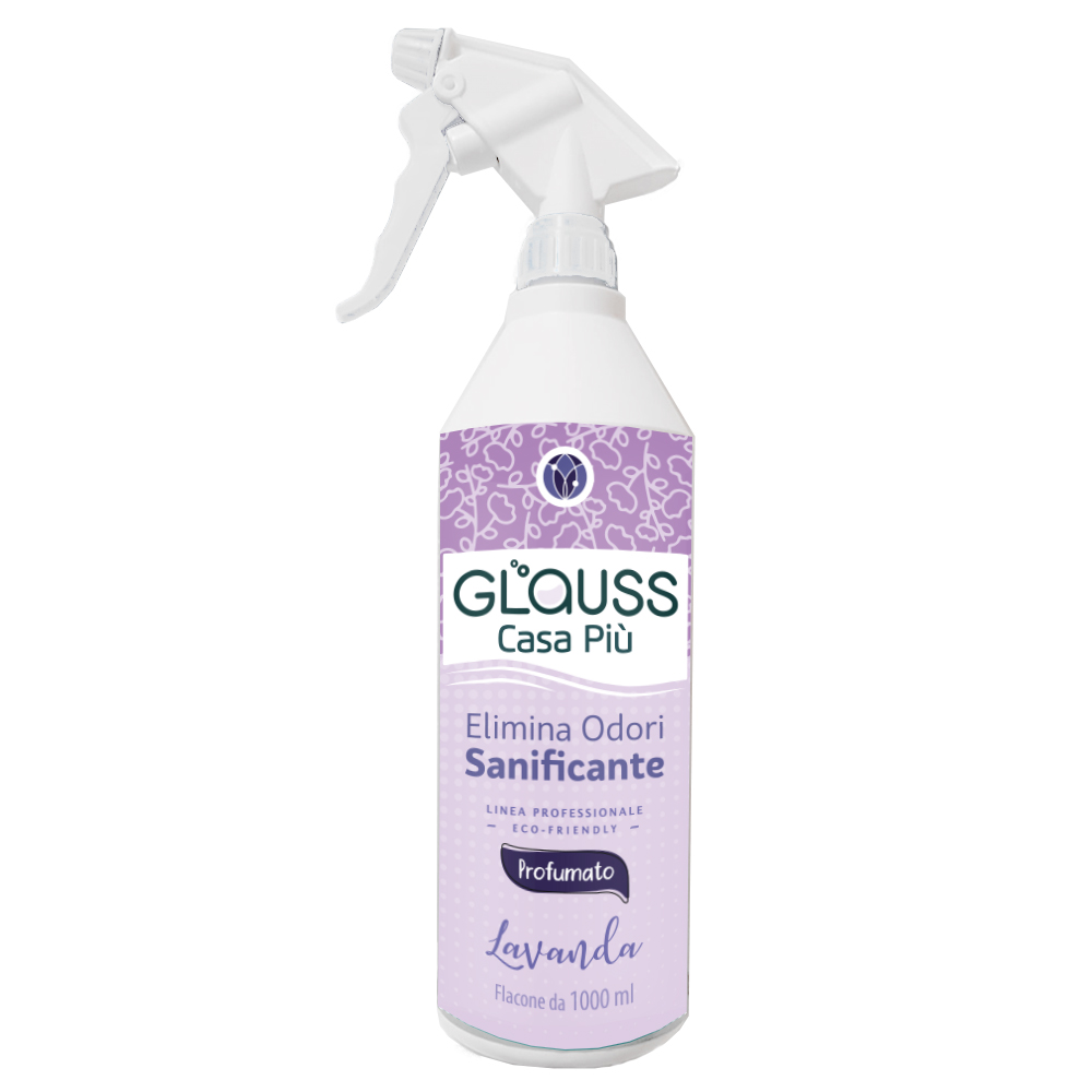 Glauss Casa Più Lavanda sanificante elimina odori Flacone sanificante 1 litro