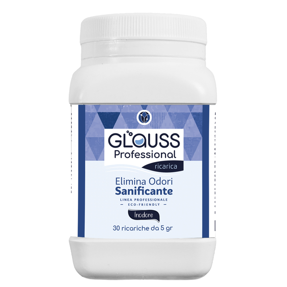 glauss professional neutro 30 ricariche 30 litri di soluzione elimina odori sanificante